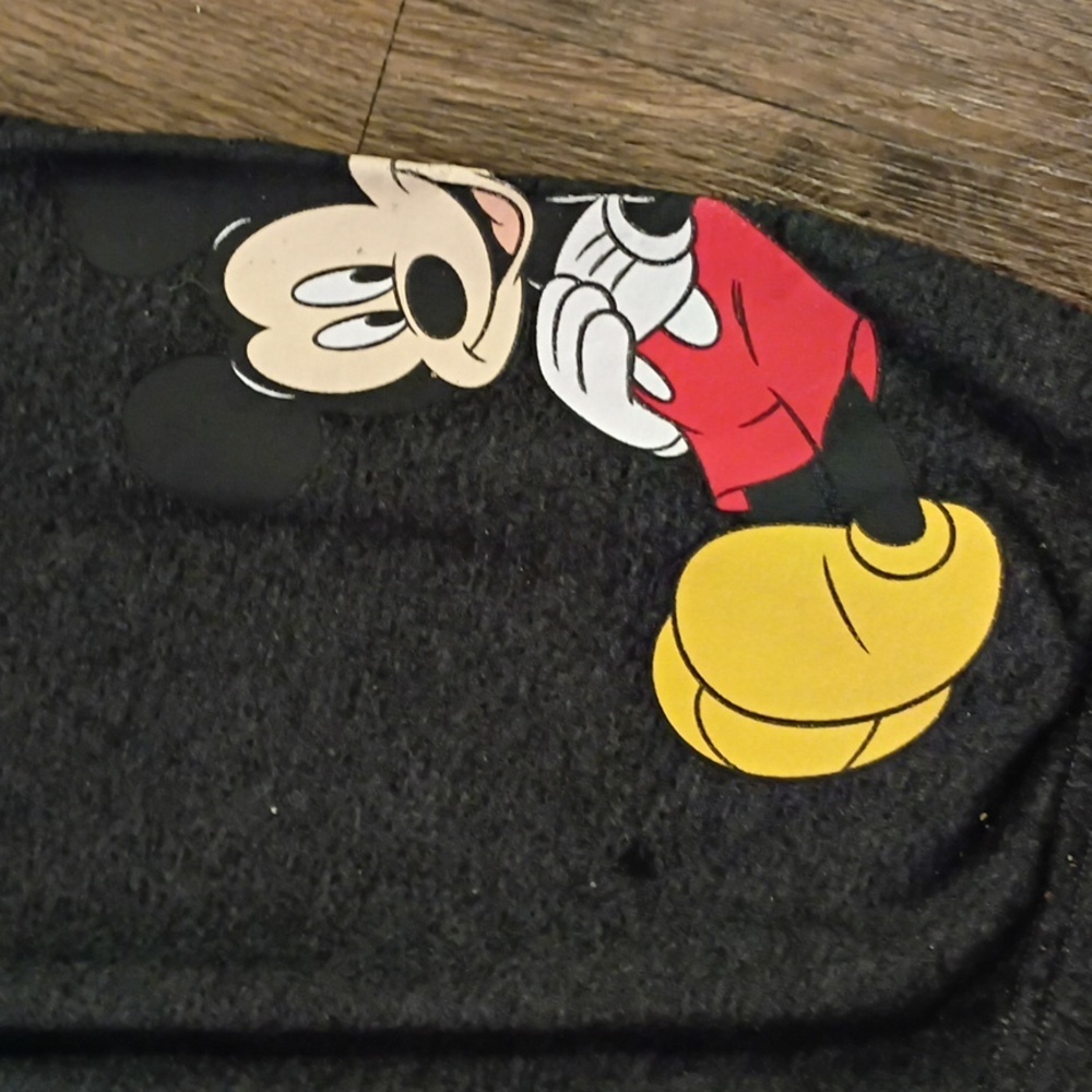 Adults Disney Mickey Mouse Charcoal and Scarlet Joggers - Picture 7 of 9
